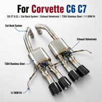 Système d'échappement OEM Valvetronic Catback pour Chevrolet Corvette C6 C7 6.2L, silencieux léger en titane, performance améliorée, mise à niveau racing