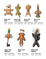 Jouets en peluche pour chien Pawise Custom Tough, jouets à mâcher qui couinent, résistants aux morsures, animaux en peluche pour chien, jouets à mâcher en peluche pour soulager le stress