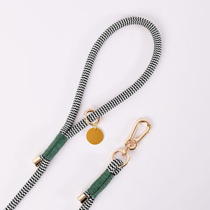 Accessoires personnalisés en corde pour animaux de compagnie, petit, moyen et grand, collier et laisse pour chien tressés faits à la main recyclés de luxe - Product Image 6