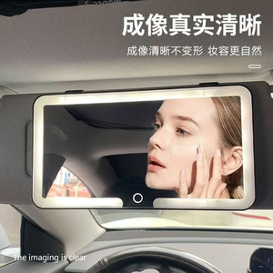 Car <b>LED</b> <b>Makeup</b> <b>Mirror</b> With Light USB Charging Touch Sensor For Vanity <b>Mirror</b> - Product Image 3