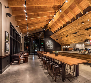 Quán Cà Phê hiện đại bàn ăn và ghế cà phê cửa hàng đồ nội thất thức ăn nhanh thanh gỗ da gian hàng chỗ ngồi sofa bộ cho nhà hàng - Product Image 4