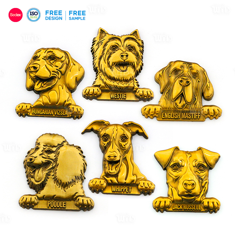 Custom Promotional Durable Plated Metal 3D