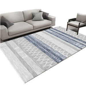 พรมสไตล์นอร์ดิกที่เรียบง่าย ลายเรขาคณิตทันสมัย ทำจากเส้นใยโพลีเอสเตอร์ สำหรับห้องนั่งเล่น ห้องนอน ห้องครัว โถงทางเข้า - Product Image 4