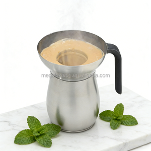 Tetera de Acero Inoxidable con Colador Incorporado, Tetera Tradicional para Preparar Té Masala, Tetera para Té con Leche para el Hogar, la Cocina y Cafeterías - Product Image 1
