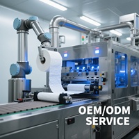 Machine automatique de fabrication de serviettes hygiéniques CDH-400B1 – Équipement économique avec composants PLC et moteur essentiels