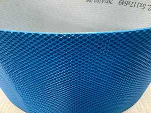 Mavi Gıda Sınıfı PU Yağa Dayanıklı Düz Bantlı Konveyör, Hamur Levha Makinesi Üretim Tesisi Kullanımı İçin, 2 Yıl Garantili - Product Image 5