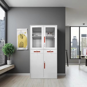 Modern Office <b>Storage</b> <b>Cabinet</b> Smooth Running Drawers Easy Access File <b>Cabinet</b> for Documents <b>Tools</b> Bags Metal Material - Product Image 4