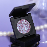 Fard à paupières holographique duo-chrome pigmenté sans logo, effet diamant métallique, multi-couleurs, végétalien, 26 mm, vente en gros