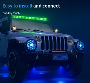 Phổ 8 gang RGB xe chuyển đổi ánh sáng bảng điều khiển với hộp điều khiển <span class=keywords><strong>LED</strong></span> cảm ứng bảng điều khiển xe <span class=keywords><strong>Led</strong></span> hộp điều khiển ánh sáng - Product Image 5