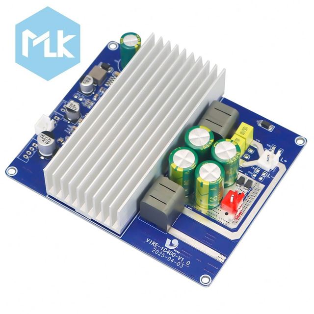 MLK Digital Audio 400W High Power Bass Amplifier Board Diy Home Audio Sound TPA3251 Class D Mono Channel Amplifier Module