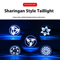 Ampoule LED arrière clignotante DC12V, nouvelle ampoule de frein rotative pour motos, inspirée du Sharingan - Accessoire lumineux pour voiture