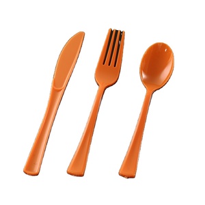 Basic Properties Of Color PS Plastic Tableware Set Is Heat-Resistant,Cutlery Wedding Cake Knife Fork Spoons Set And Server