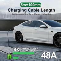 Câble d'extension de charge NACS mâle-femelle pour Tesla et véhicules électriques américains, utilisation domestique pour la charge de niveau 2