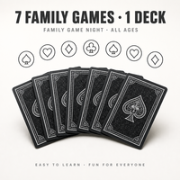 Boîte personnalisée OEM pour cartes à jouer, tiroir, jeu familial, étanche, cartes à jouer noires 280G 300Gsm