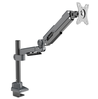 Support d'écran d'ordinateur réglable pour bureau, bras mécanique inclinable et rotatif à ressort, support d'écran