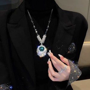 Luxury Long Necklace For Women Starry Sky Pendant Zinc Alloy Jewelry Party Accessory - Product Image 4