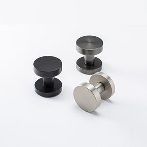 儿童锌合金圆形门把手室内木制门把手现代浴室门锁把手 - Product Image 6