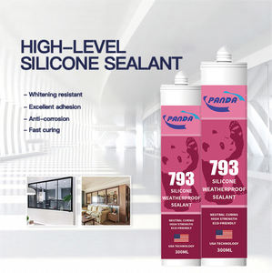 Scellant en silicone à faible module résistant aux UV, mastic pour fenêtres, portes et murs, résistant aux intempéries, pour la construction extérieure, adhésifs et mastics - Product Image 1