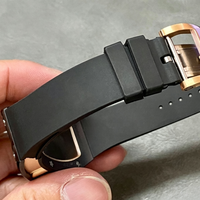Montre pour femme en céramique noire de qualité supérieure, boîtier incurvé tonneau, ultra légère, automatique, mécanique, sportive, pour affaires