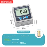 Instrument de mesure d'angle magnétique à deux axes de haute précision inclinomètre à affichage numérique vert niveaux Laser de niveau industriel