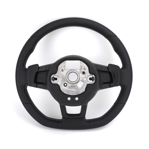 Volant sport en cuir pleine fleur R Line pour VW Volkswagen <span class=keywords><strong>Golf</strong></span> 5 6 <span class=keywords><strong>7</strong></span> <span class=keywords><strong>7</strong></span>.5 R MK5 MK6 MK7 MK7.5 GTI <span class=keywords><strong>GTD</strong></span> Polo Passat B6 B7 B8 CC - Product Image 2