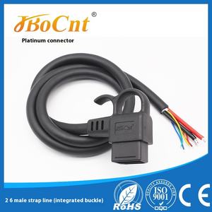 2-4 kabel silikon persegi kabel Plug pengisian daya kendaraan elektrik & pemakaian 6-8-Core kabel daya jalur koneksi produk tembaga - Product Image 6