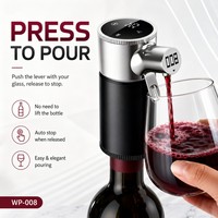 Dispensador de Whisky Recargable Inteligente de 1400 mAh, Bomba Aireadora, Decantador Eléctrico, Dispensador de Licor y Vino