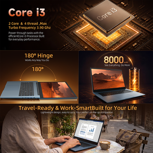 Nouvel ordinateur portable à grand écran de 18,5 pouces, <span class=keywords><strong>Intel</strong></span> Core I3-10100Y, 8 Go de RAM, 256 Go de SSD, FHD IPS, WiFi 6, ordinateur portable professionnel, Windows 11 Home OEM - Product Image 3