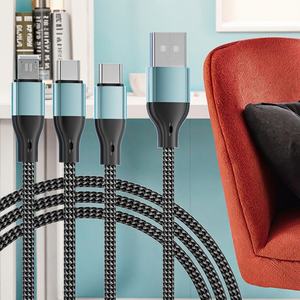 Cable de Carga para Teléfono de Alta Calidad de 120 W, 3 en 1, Cable de Datos USB Tipo C Universal para Teléfono Móvil y Computadora Portátil - Product Image 6