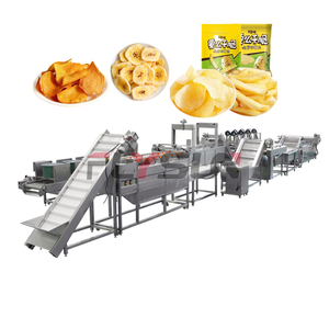 Chaîne de montage pour le traitement des frites entièrement automatique Machine de fabrication de chips de plantain banane prix - Product Image 1