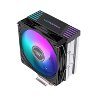 Refroidisseur d'air pour processeur LOVINGCOOL P400 Pro avec quatre caloducs en cuivre, TDP 170W, ventilateur hydraulique silencieux ARGB 5V pour boîtier de PC tour Intel/AMD