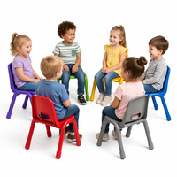 Meubles d'école et de maternelle, vente directe d'usine, chaises en plastique colorées pour enfants de maternelle, approvisionnement en gros