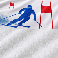 Serviette de sport en coton 100% pour le slalom de ski, impression numérique personnalisée, OEM ODM, logo personnalisé, matériau à séchage rapide, haute qualité