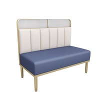 Luxus Sofa Stand Restaurant Möbel Fast Food Cafe Shop Stand Esszimmer Sitz Restaurant Stuhl und Tisch Sets zum Verkauf