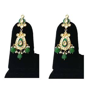 Pendientes Étnicos de Diseño con Base de Aleación y Trabajo de Cuentas Decorativas para Bodas y Fiestas - Product Image 4