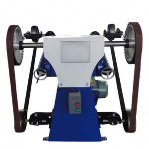 เครื่องขัดสายพานแบบสองสถานี เครื่องเจียรสองหัว เครื่องขัดแบบตั้งโต๊ะ เครื่องขัดผิวโลหะแบบแมนนวล - Product Image 6