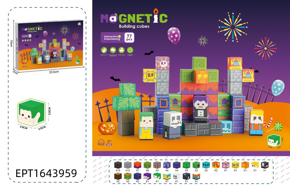 EPT16439592CM JUGUETES MAGNÉTICOS 77PCS -48uds/caja