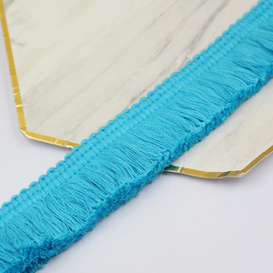 Vendita all'ingrosso di fabbrica 4cm di cotone con frange di nappe in pizzo nastro per tessuti per la casa tende tovaglie indumento - Product Image 5
