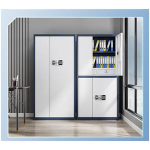 Empreintes digitales épaissies en acier réglable et serrure à clé Secret électronique mot de passe armoire de coffre-fort pour cuisine et salle de sport - Product Image 3