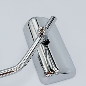 Nuovi Specchietti Retrovisori JP Motor Retrò Argento di Alta Qualità per Moto, Rettangolari in Lega di Alluminio Convessi per Retrofit <span class=keywords><strong>Hal</strong></span> Davis - Product Image 2