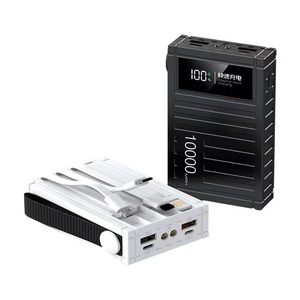 Wholesale 20000mAh Mini Power Bank Custom Logo Fast Charging Portable Mobile Charger High Capacity Plastic Material 10W Output