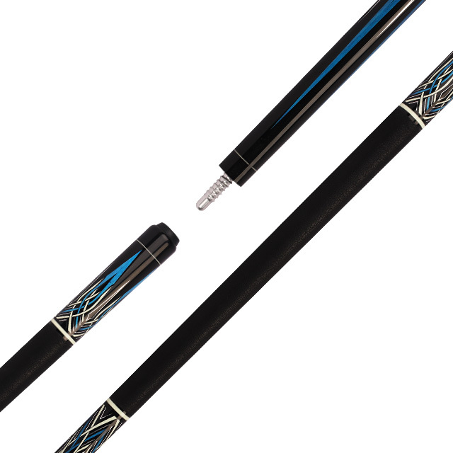 No.20-ZY Custom Carbon Fiber Pool Cue Stick 12.4mm Tip with Stainless Steel Joint for Snooker & Billiard Punch Cues