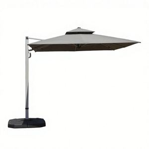 Sombrilla de Patio Moderna HANYI de Aluminio, 10x13 Pies, con Rotación de 360°, Protección UV, Resistente al Viento, con Manivela, para Comedor y Hotel - Product Image 3