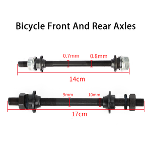 <span class=keywords><strong>Axe</strong></span> de vélo robuste et haute résistance, <span class=keywords><strong>axe</strong></span> de roue <span class=keywords><strong>avant</strong></span> et arrière fiable pour <span class=keywords><strong>VTT</strong></span> et vélo de route - Product Image 5