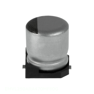 Condensateur SMD EMVL250ARA470MF80G d'origine, montage en surface, aluminium, 47 µF, 20 %, 25 V - Product Image 1