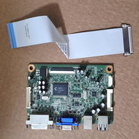 Carte vidéo pour moniteur LCD Plc P190ST, VGA DVI USB L9136-1 48.7B803.011 &amp;   Fil plat en vrac