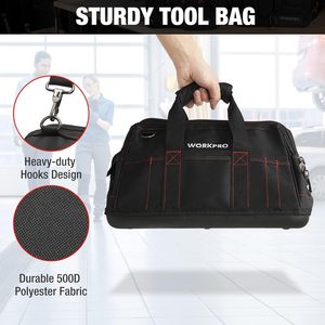 Gary Multifunction Outdoor Handbag <b>Garden</b> Gardening Pruning Portable Large Capacity Maintenance Electrician <b>Tool</b> <b>Storage</b> Bag - Product Image 2