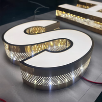 Letrero Personalizado Carrey Sign, Letrero LED para Tienda Minorista, Letrero Acrílico Retroiluminado, Letrero Luminoso para Exteriores con Letras de Canal para Hotel