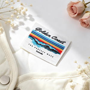 Wholesale Custom Luxury Cotton Woven Tags Soft Fabric Washing Labels Sew‑on Garment Tags For Clothing - Product Image 6