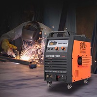 Portable intégré dans le compresseur d'air onduleur Plasma coupe MMA 2 en 1 Machine à souder Air Plasma Cutter LGK 100 Igbt avec torche
